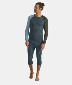 Outlet ORTOVOX 120 COMP LIGHT LONG SLEEVE M blackraven