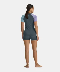 Clearance ORTOVOX 120 COMP LIGHT SHORT SLEEVE W petrolblue