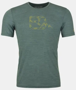 Clearance ORTOVOX 120 COOL TEC MTN LOGO TS M darkpacificblend