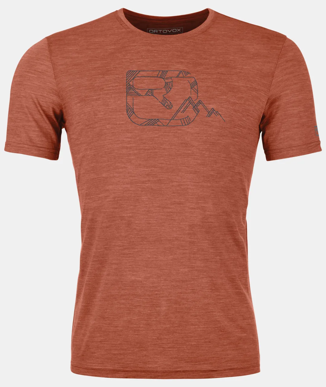 Fashion ORTOVOX 120 COOL TEC MTN LOGO TS M clayorangeblend