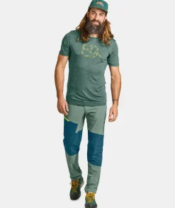 Fashion ORTOVOX 120 COOL TEC MTN LOGO TS M clayorangeblend