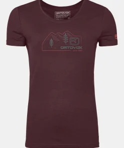 Clearance ORTOVOX 140 COOL VINTAGE BADGE TS W winetasting