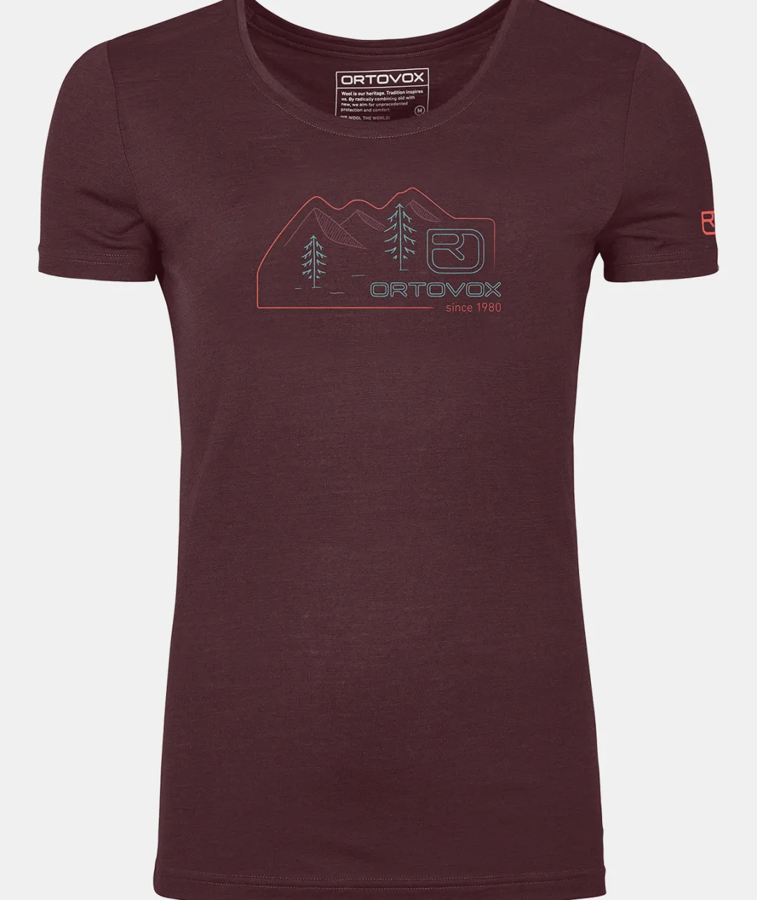 Clearance ORTOVOX 140 COOL VINTAGE BADGE TS W winetasting