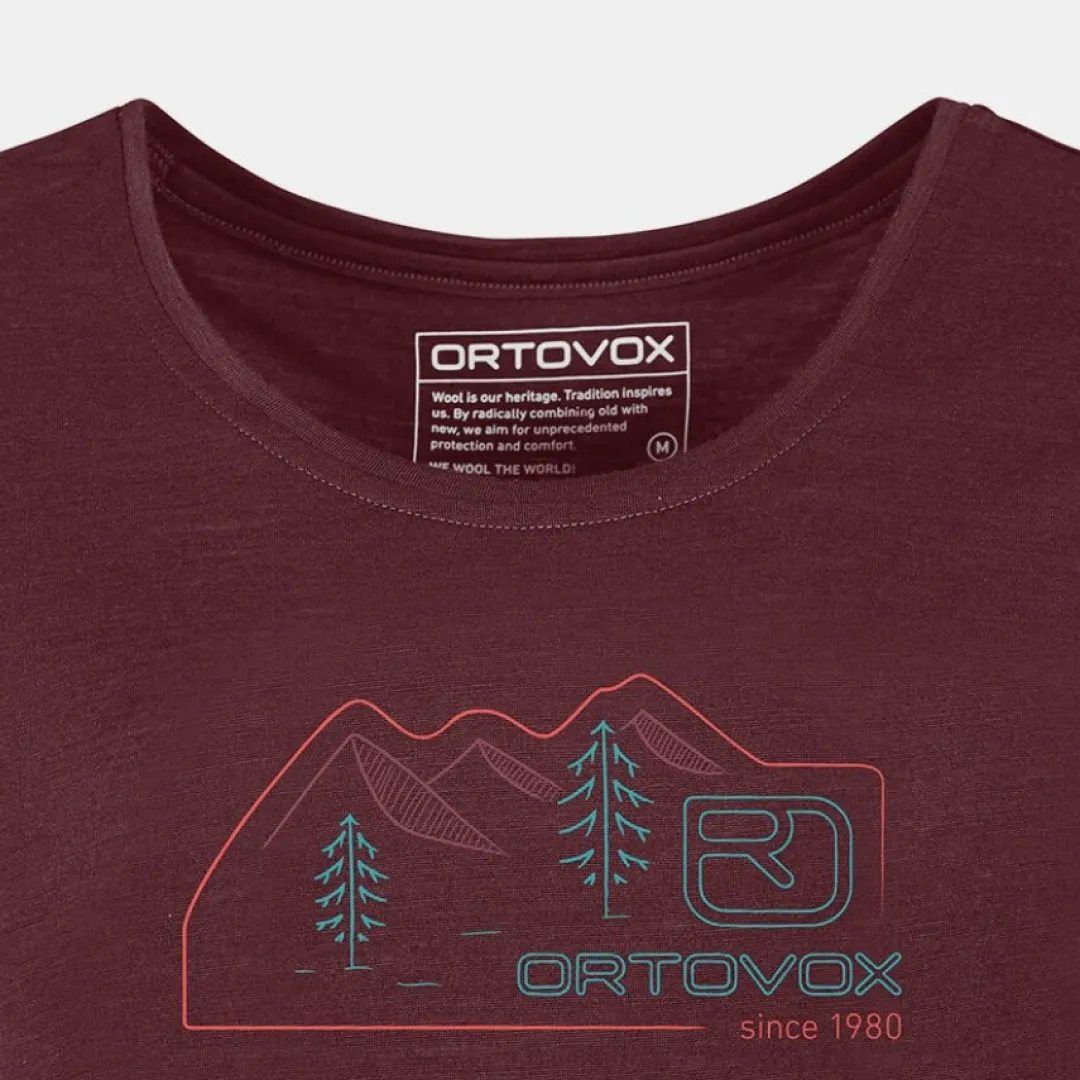 Clearance ORTOVOX 140 COOL VINTAGE BADGE TS W winetasting