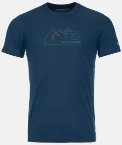 Hot ORTOVOX 150 COOL VINTAGE BADGE TS M deepocean