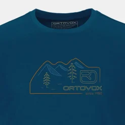 Online ORTOVOX 140 COOL VINTAGE BADGE TS petrolblue