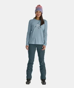 Online ORTOVOX 185 MERINO MTN CUTOUT LS W glaciergrey
