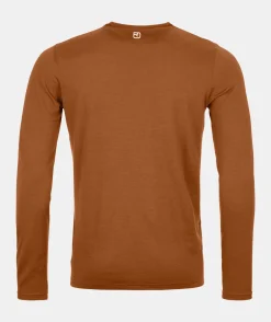 Outlet ORTOVOX 185 MERINO MTN CUTOUT LS M bristlebrown