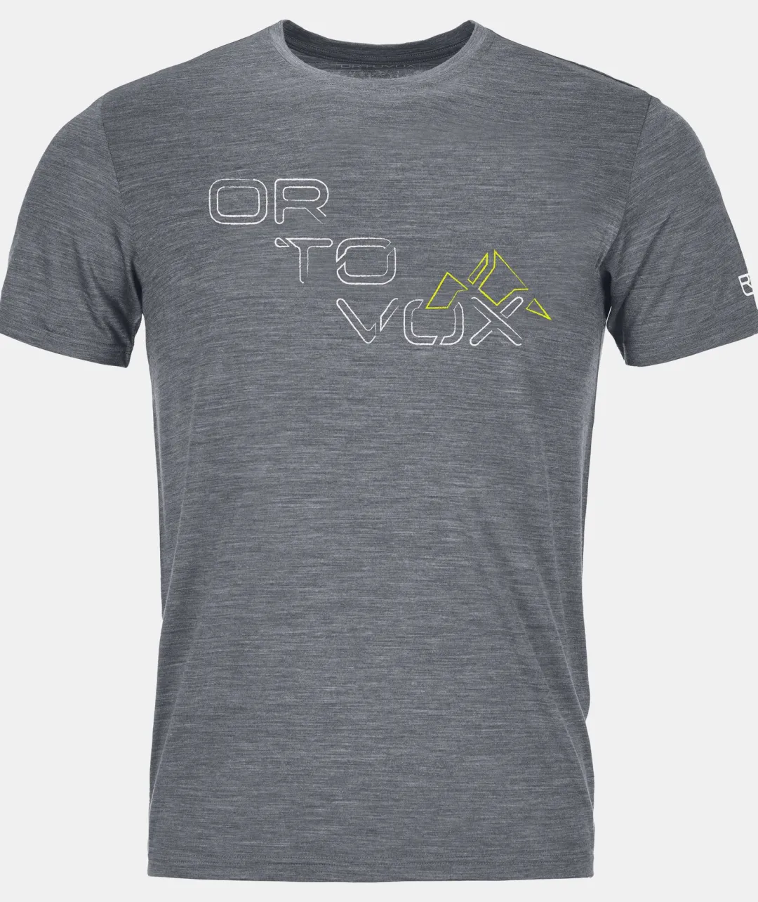 Discount ORTOVOX 185 MERINO TANGRAM LOGO TS M greyblend