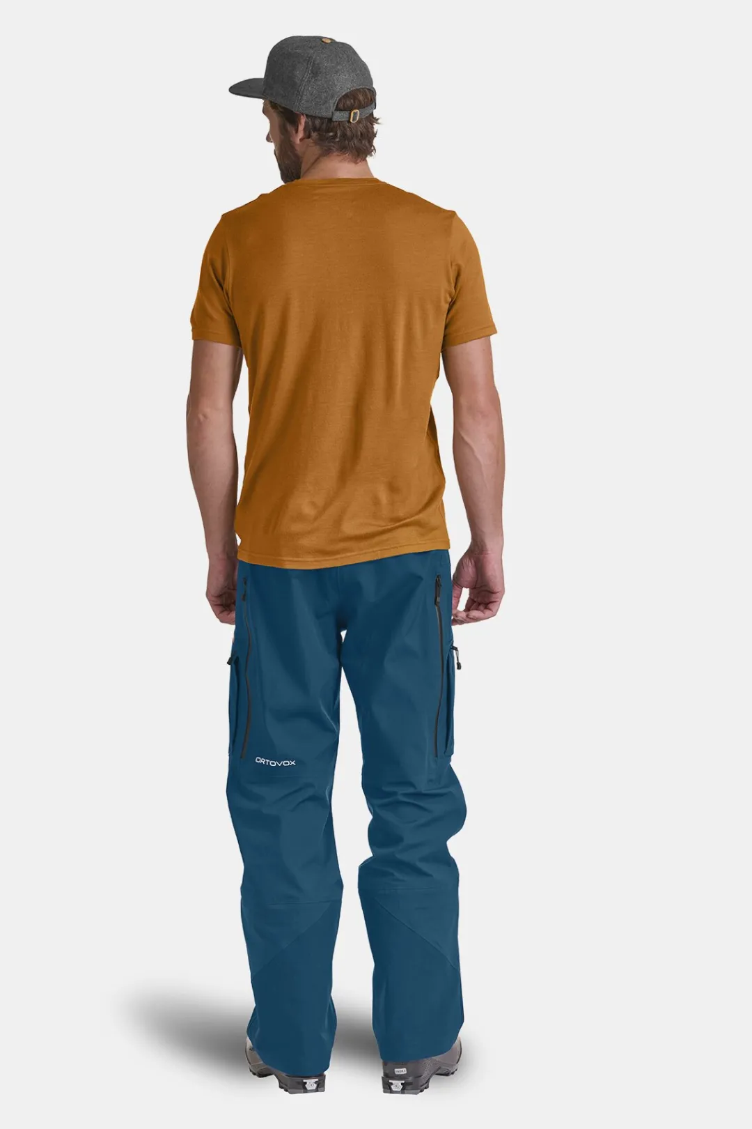 Discount ORTOVOX 185 MERINO TANGRAM LOGO TS M greyblend