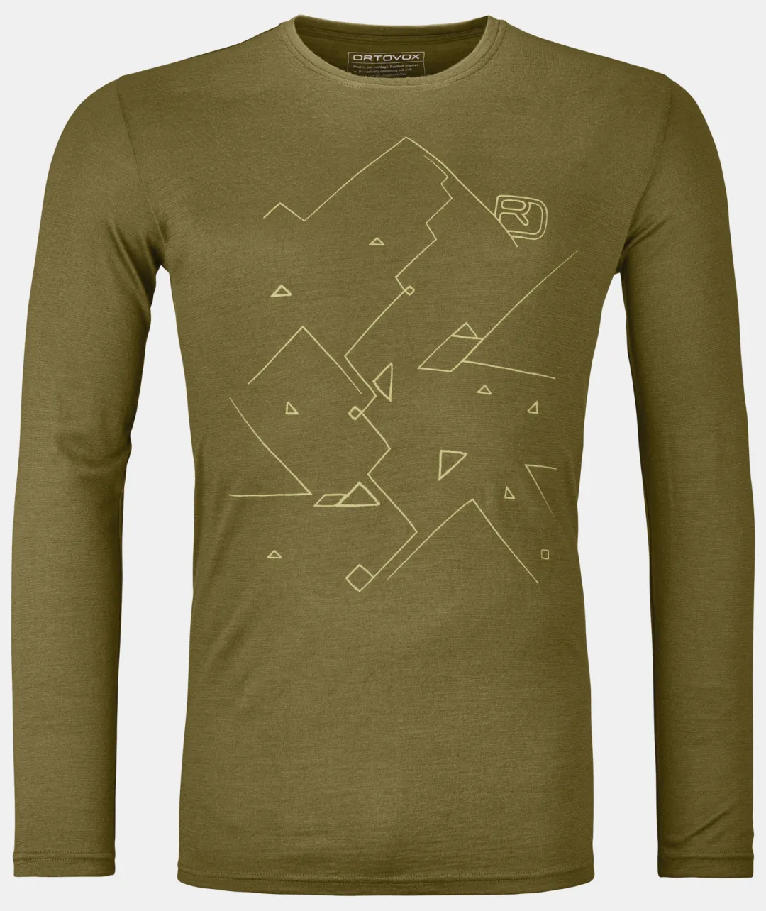 Best Sale ORTOVOX 185 MERINO TANGRAM LS M greenmoss