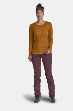 Store ORTOVOX 185 MERINO TANGRAM LS W slyfox