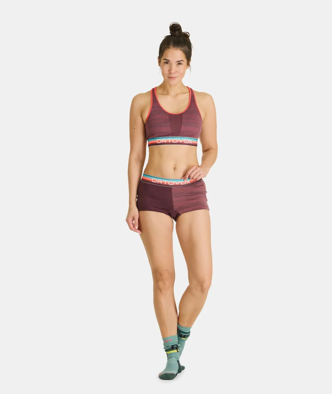 Hot ORTOVOX 185 ROCK'N'WOOL HOT PANTS W wildherbs