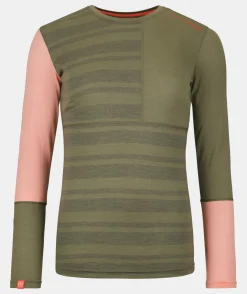 Clearance ORTOVOX 185 ROCK'N'WOOL LONG SLEEVE W wildherbs