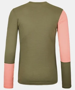 Clearance ORTOVOX 185 ROCK'N'WOOL LONG SLEEVE W wildherbs