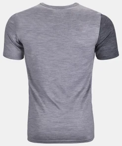 Discount ORTOVOX 185 ROCK’N’WOOL SHORT SLEEVE M greyblend