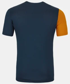 Clearance ORTOVOX 185 ROCK’N’WOOL SHORT SLEEVE M deepocean