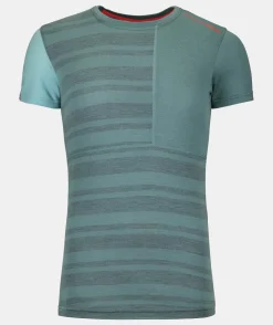 Cheap ORTOVOX 185 ROCK’N’WOOL SHORT SLEEVE W arcticgrey