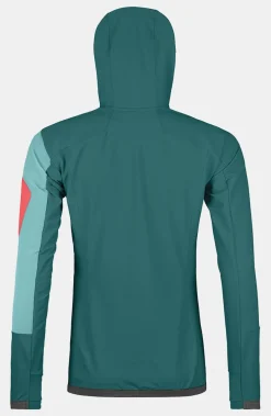Outlet ORTOVOX BERRINO HOODED JACKET W pacificgreen