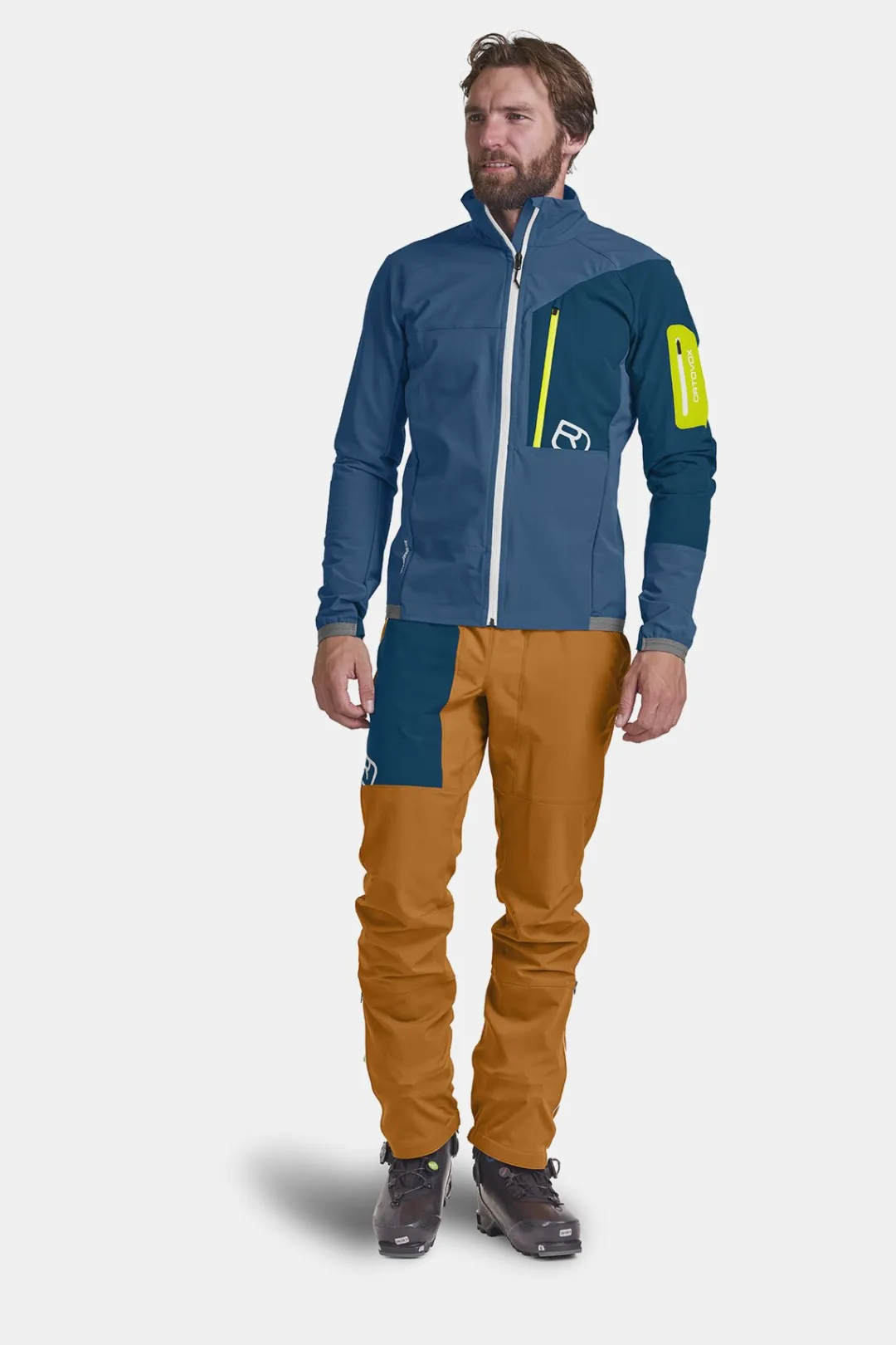 Shop ORTOVOX BERRINO JACKET M clayorange