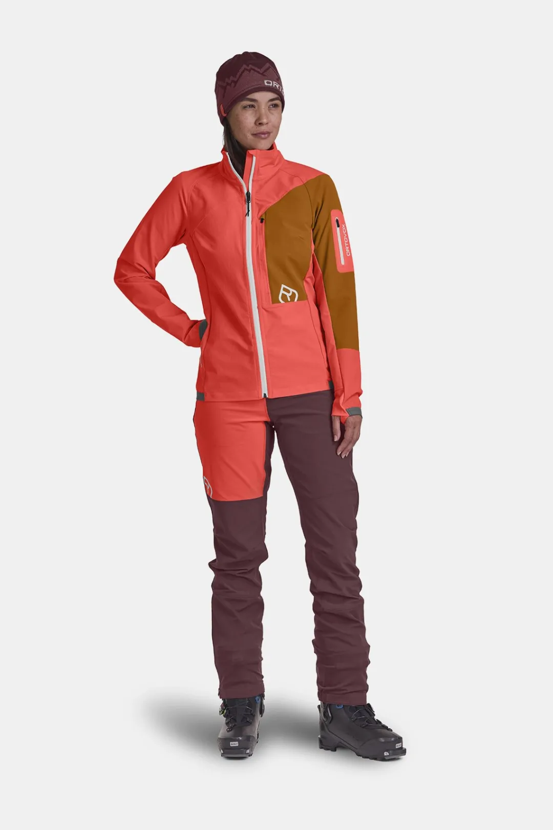 Shop ORTOVOX BERRINO JACKET W coral