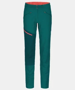 Flash Sale ORTOVOX BRENTA PANTS W pacificgreen