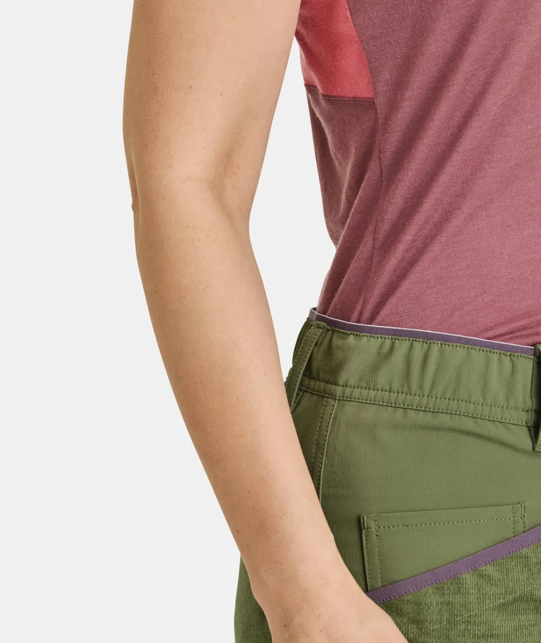Shop ORTOVOX CASALE SHORTS W darkwildberry