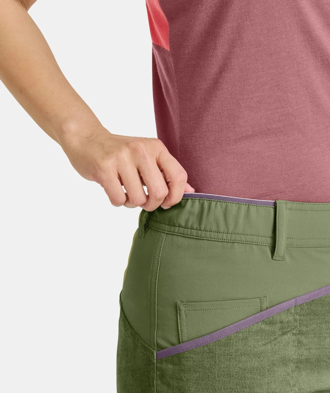 Shop ORTOVOX CASALE SHORTS W darkwildberry