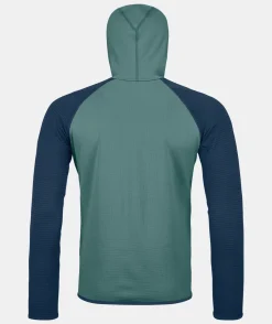 Outlet ORTOVOX FLEECE GP CLASSIC KNIT HOODY M arcticgrey