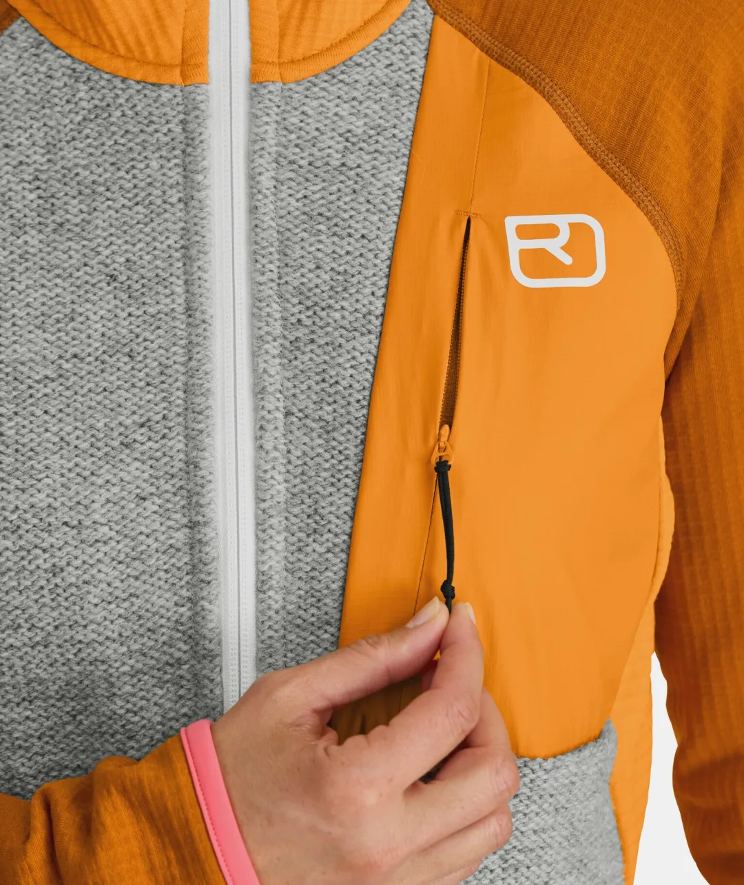 Store ORTOVOX FLEECE GP CLASSIC KNIT HOODY W arcticgrey