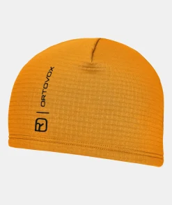 Shop ORTOVOX FLEECE GRID BEANIE autumnleaves