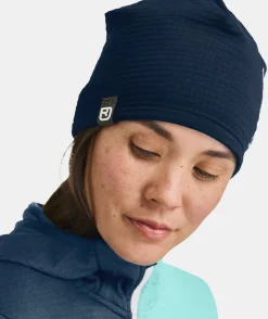 Shop ORTOVOX FLEECE GRID BEANIE autumnleaves