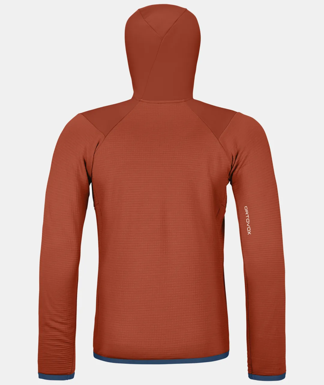 Best Sale ORTOVOX FLEECE GRID HOODY M clayorange
