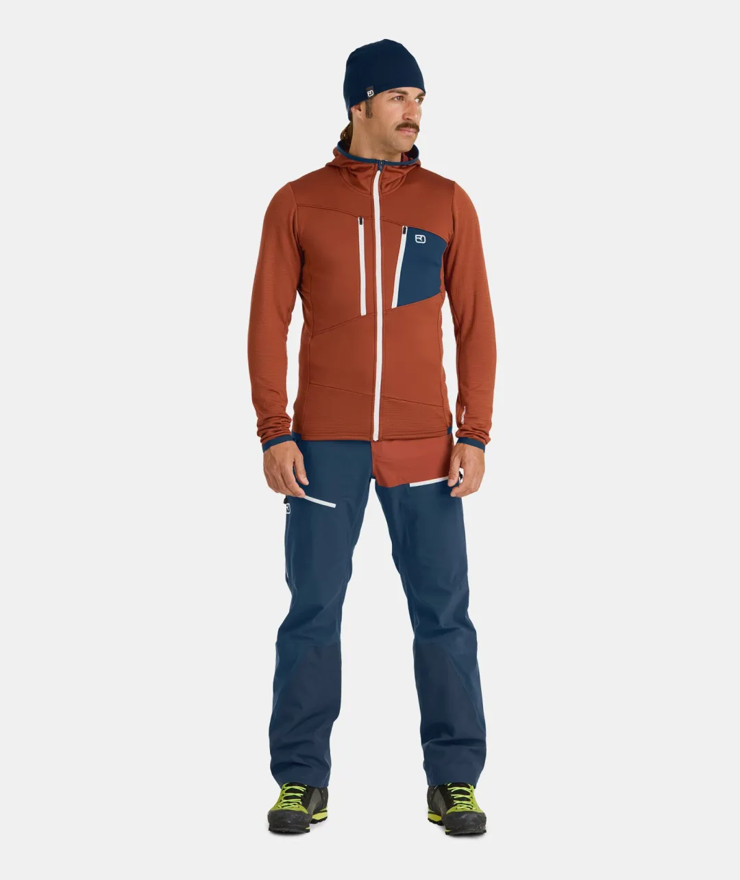 Shop ORTOVOX FLEECE GRID HOODY M sweetalison