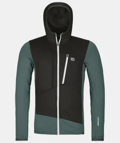 Sale ORTOVOX FLEECE GRID HOODY M darkarcticgrey