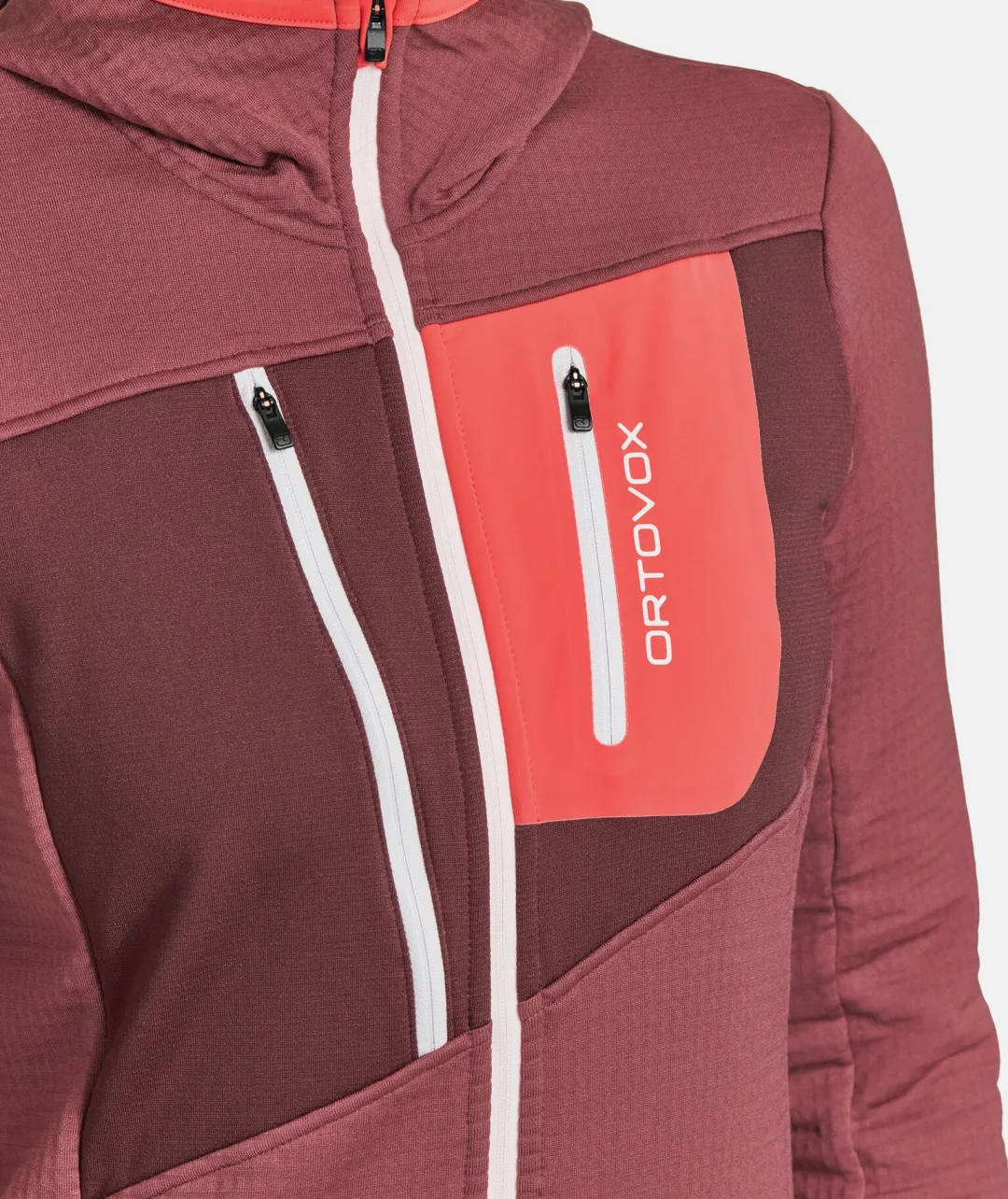 Hot ORTOVOX FLEECE GRID HOODY W darkpacific