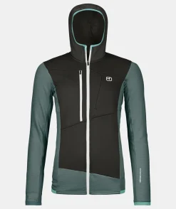 Cheap ORTOVOX FLEECE GRID HOODY W darkarcticgrey