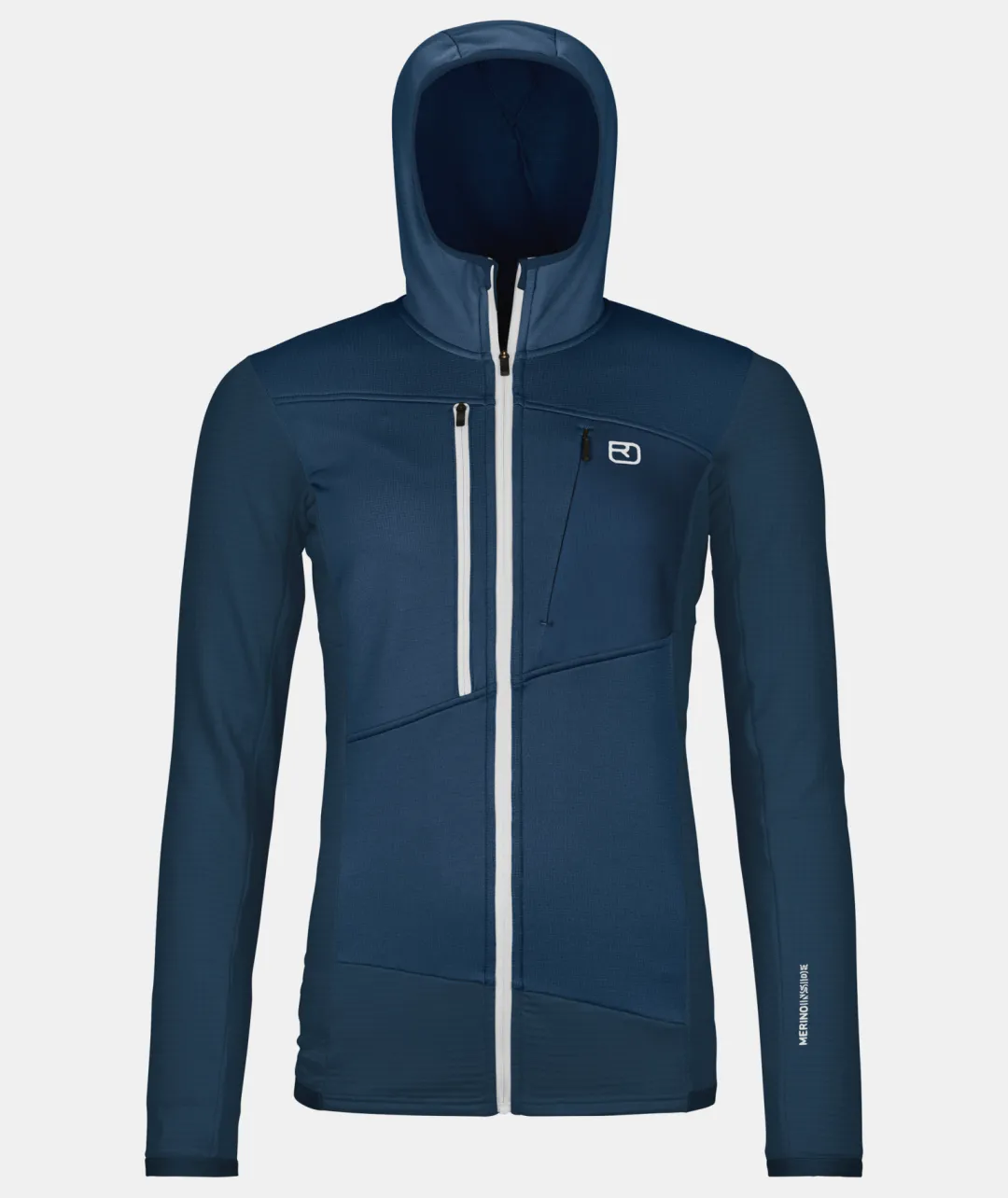 Best ORTOVOX FLEECE GRID HOODY W deepocean