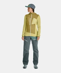 Best ORTOVOX FLEECE GRID HOODY W deepocean