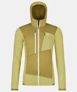 Shop ORTOVOX FLEECE GRID HOODY W wabisabi