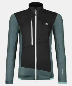 Hot ORTOVOX FLEECE GRID JACKET W darkarcticgrey