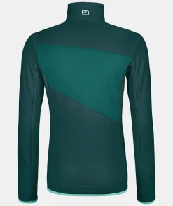 Store ORTOVOX FLEECE GRID JACKET W darkpacific
