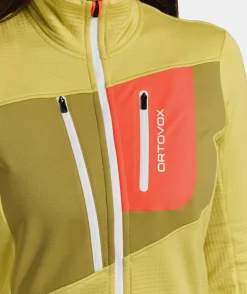 Store ORTOVOX FLEECE GRID JACKET W darkpacific