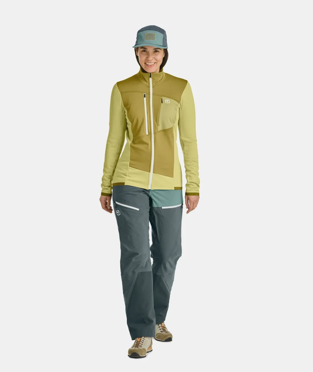Hot ORTOVOX FLEECE GRID JACKET W deepocean