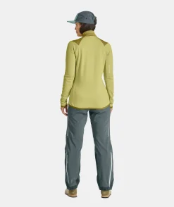 Outlet ORTOVOX FLEECE GRID JACKET W autumnleaves