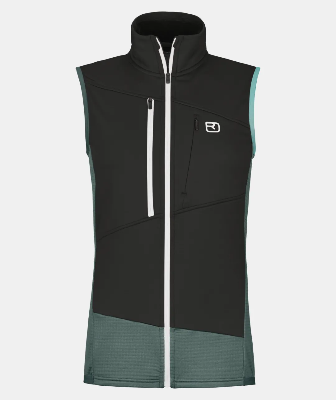 Outlet ORTOVOX FLEECE GRID VEST W darkarcticgrey