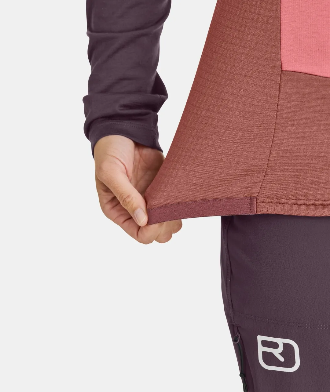 Outlet ORTOVOX FLEECE GRID VEST W darkarcticgrey