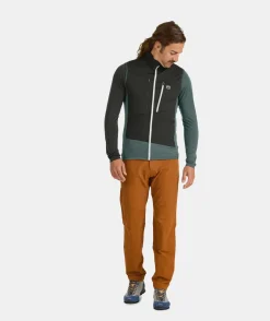 Best ORTOVOX FLEECE GRID VEST M clayorange
