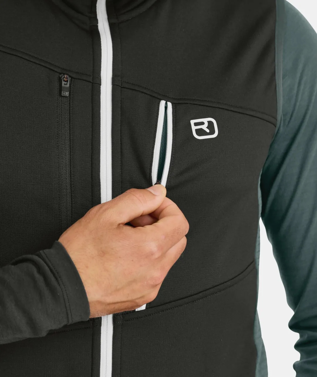 Best ORTOVOX FLEECE GRID VEST M clayorange