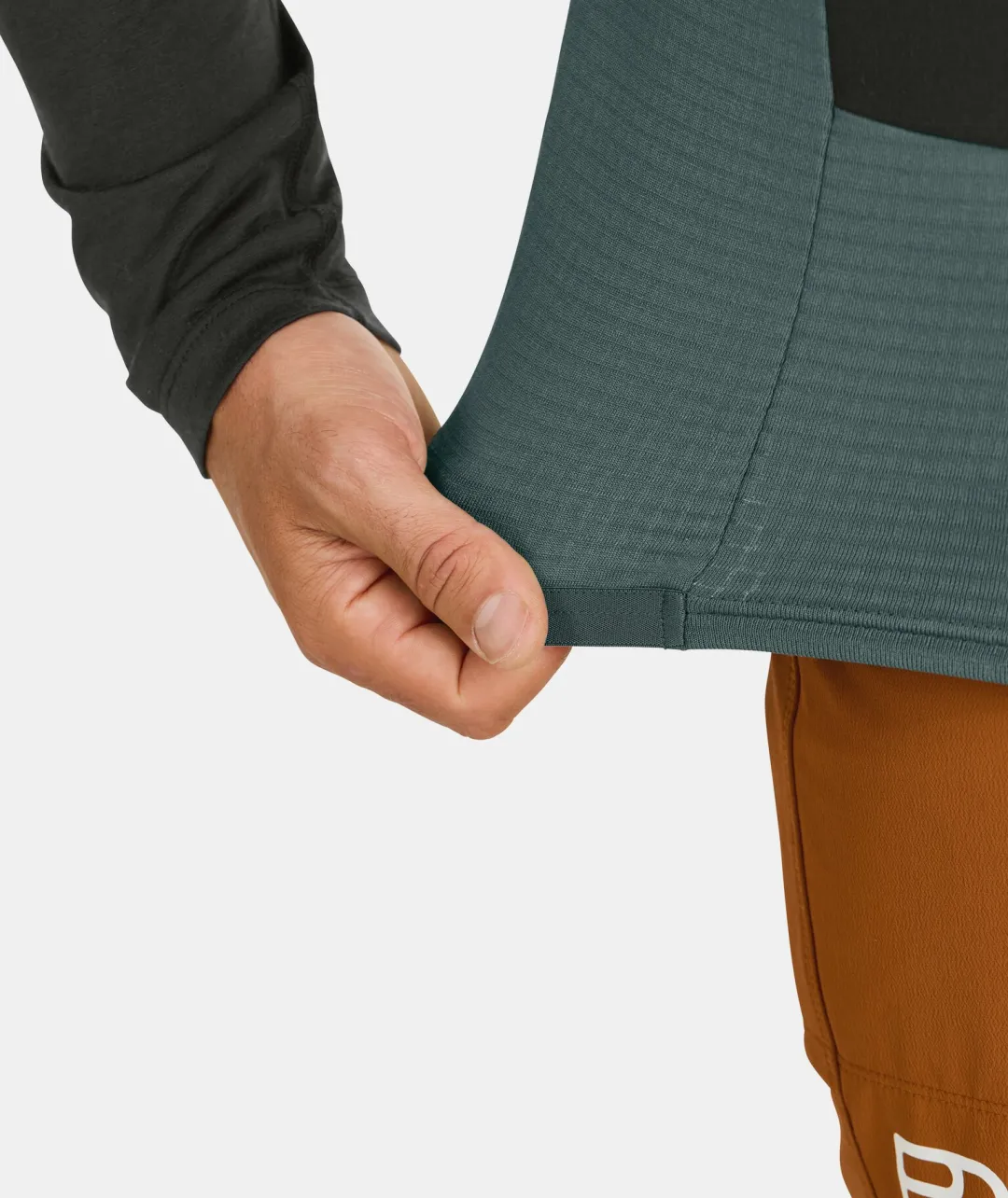 Best ORTOVOX FLEECE GRID VEST M clayorange